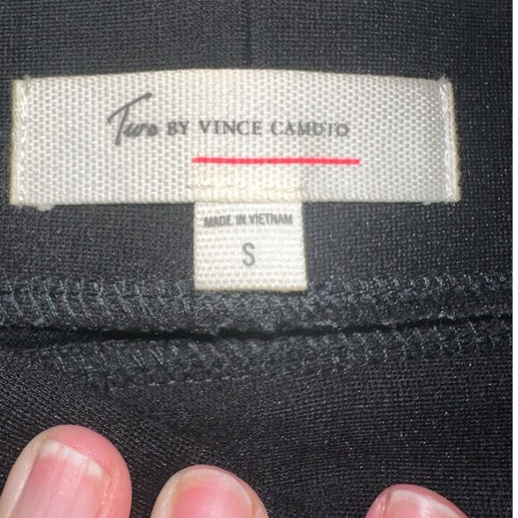 Two by Vince Camuto Womens Small Black Cigarette Pants Slim Leg Trousers - Picture 6 of 16